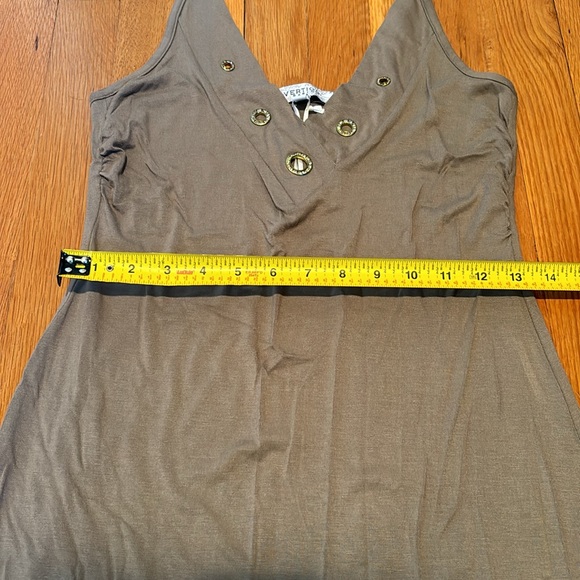 NWT Vertigo Paris dress with asymmetrical hem and jewel detail at neck - Picture 15 of 15